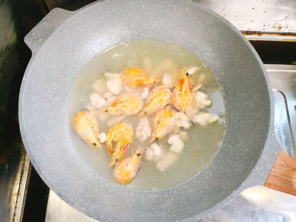 虾干鸡蛋姜醋汤