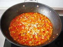 西红柿茄子拌面