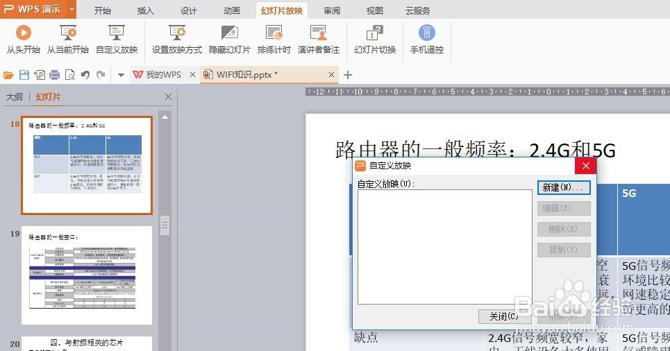 PPT中进行幻灯片放映的方式