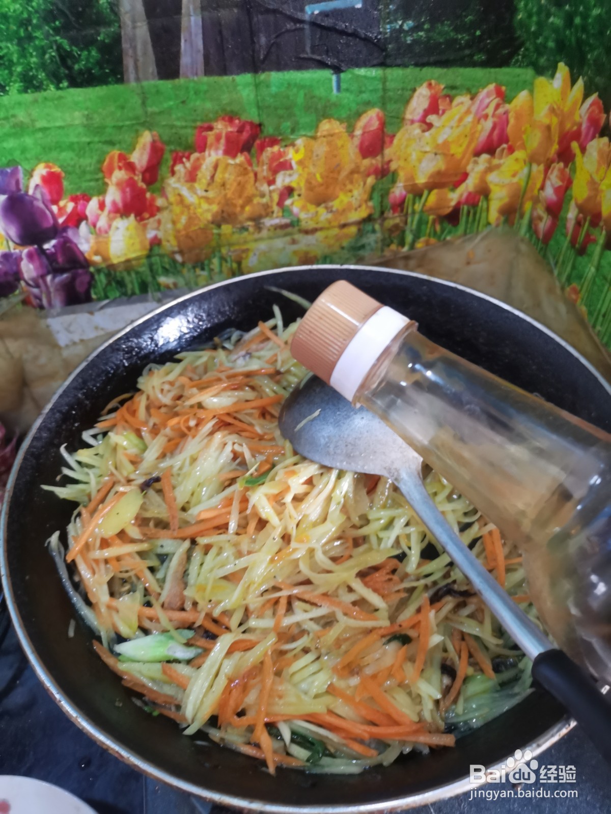 家常菜清炒土豆丝