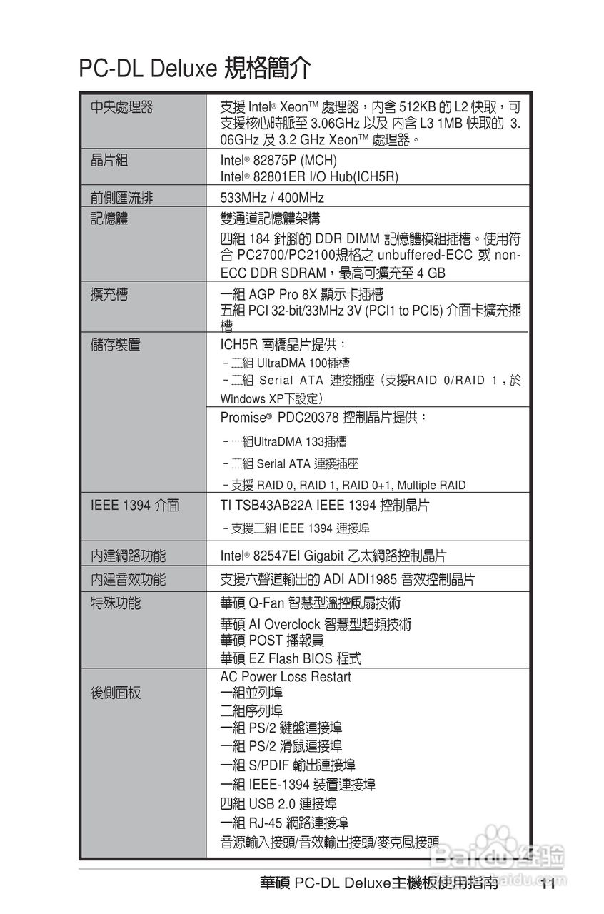 华硕PC-DL Deluxe主板使用手册说明书:[2]