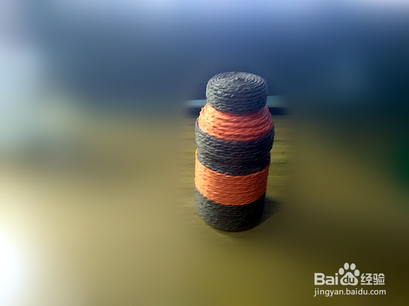 废物利用做古朴的棉签筒