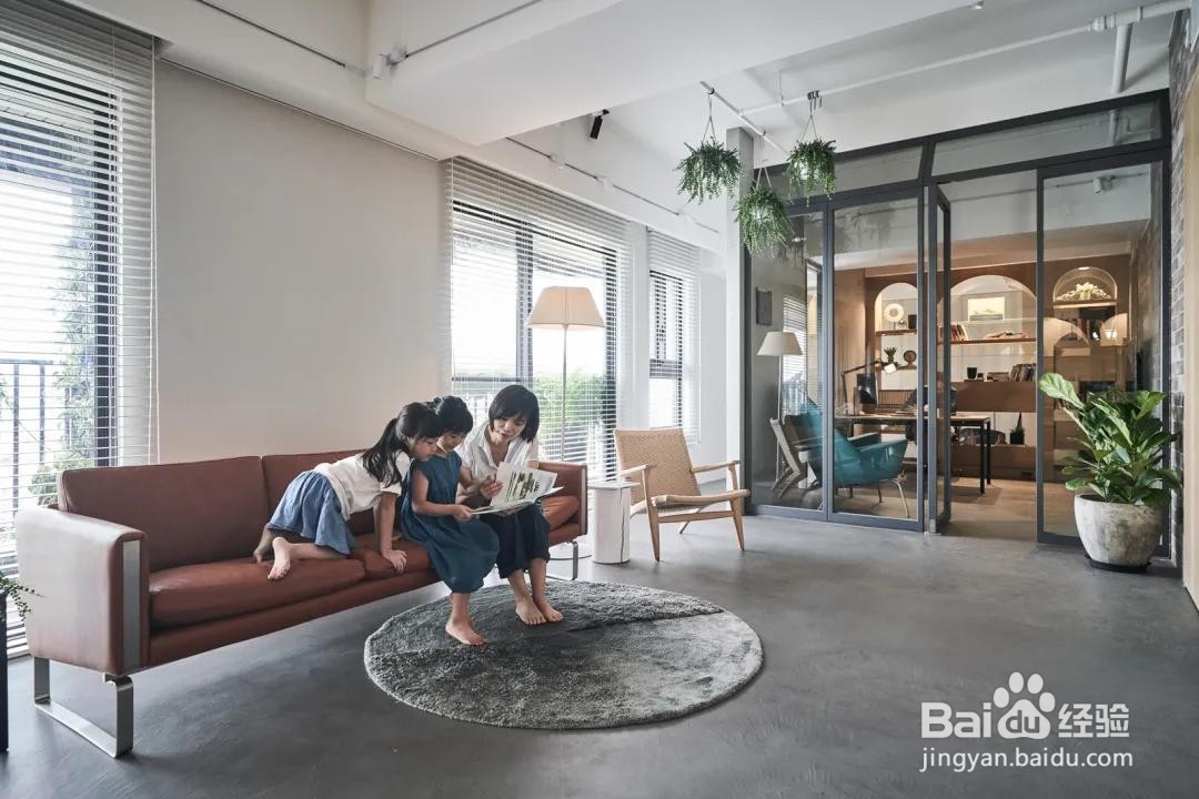 200㎡简约工业风,巧妙的动线与格局