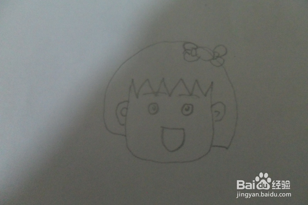 樱桃小丸子怎么画