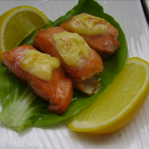 柠汁香烤三文鱼