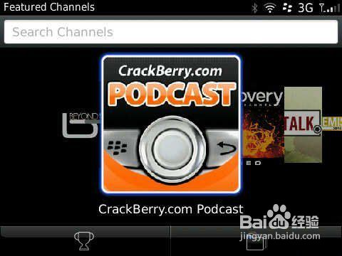 黑莓6.0系统之黑莓Podcast应用