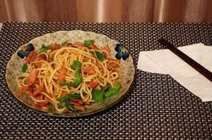 怎么做黑胡椒培根意面