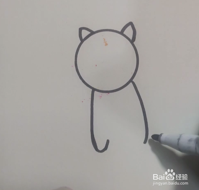 简笔画怎么画猫咪
