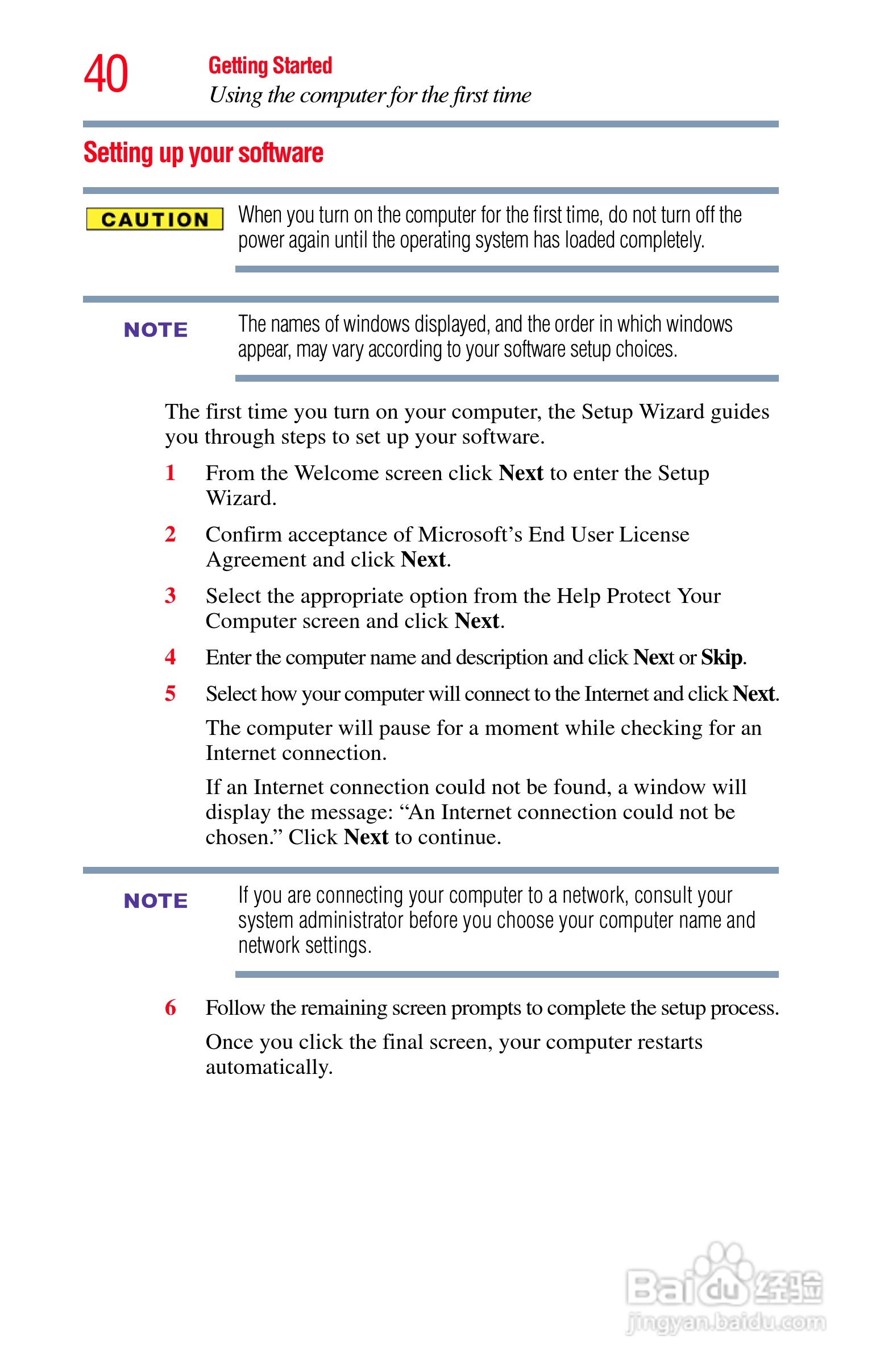 东芝NB300笔记本电脑使用说明书:[4]