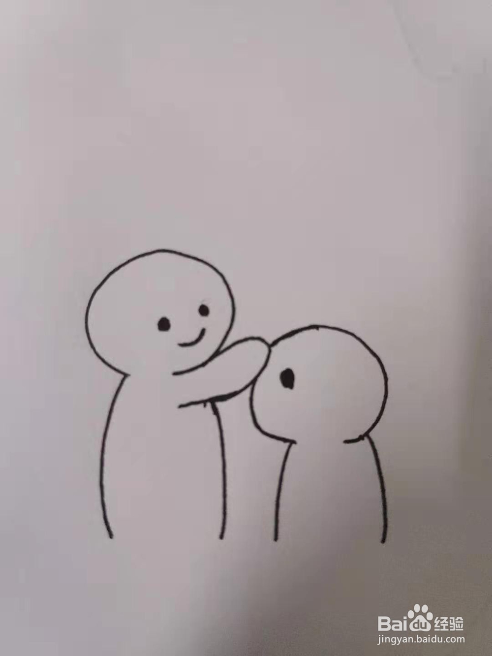 小情侣简笔画