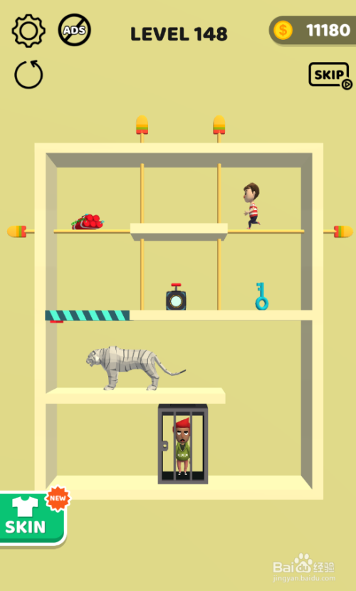 Pin Rescue Deluxe的Level 148怎样过关