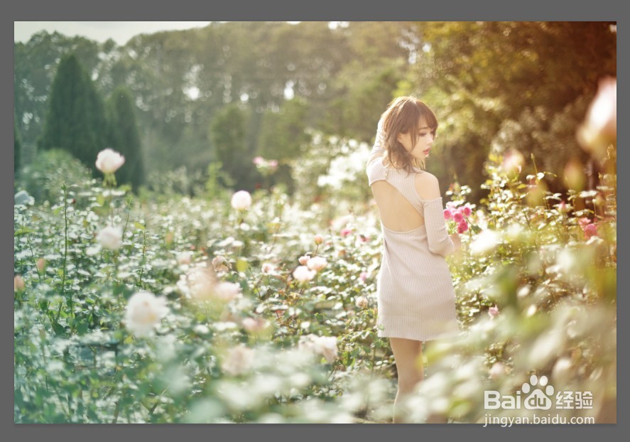 PS如何快速调出青橙色调的照片。