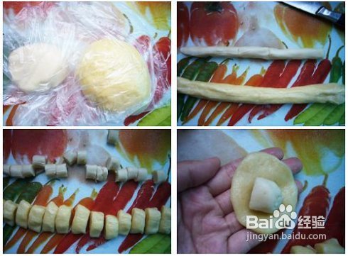 成长中的甜蜜--桂花绿豆酥饼