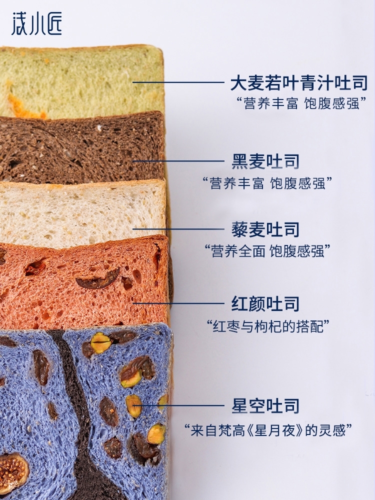 减肥人士都爱的全麦面包，好吃营养饱腹感超强哦！