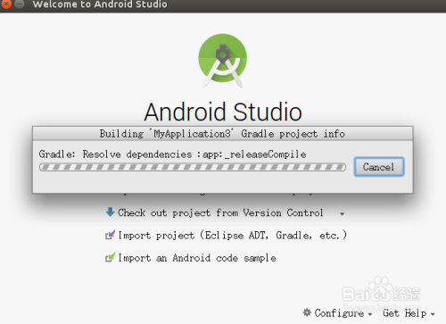 解决android-studio卡在gradle project info