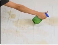 床单黑霉斑怎么洗掉