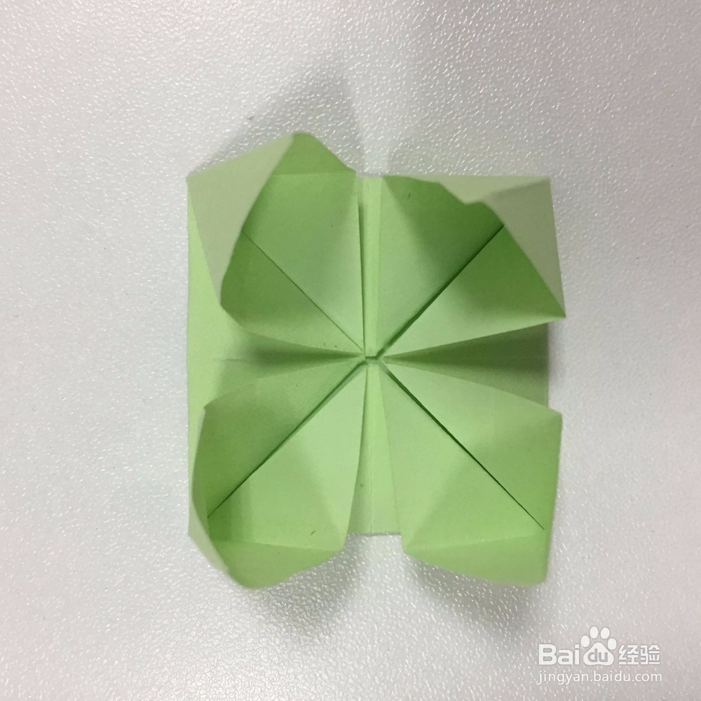 漂亮的四瓣花折法