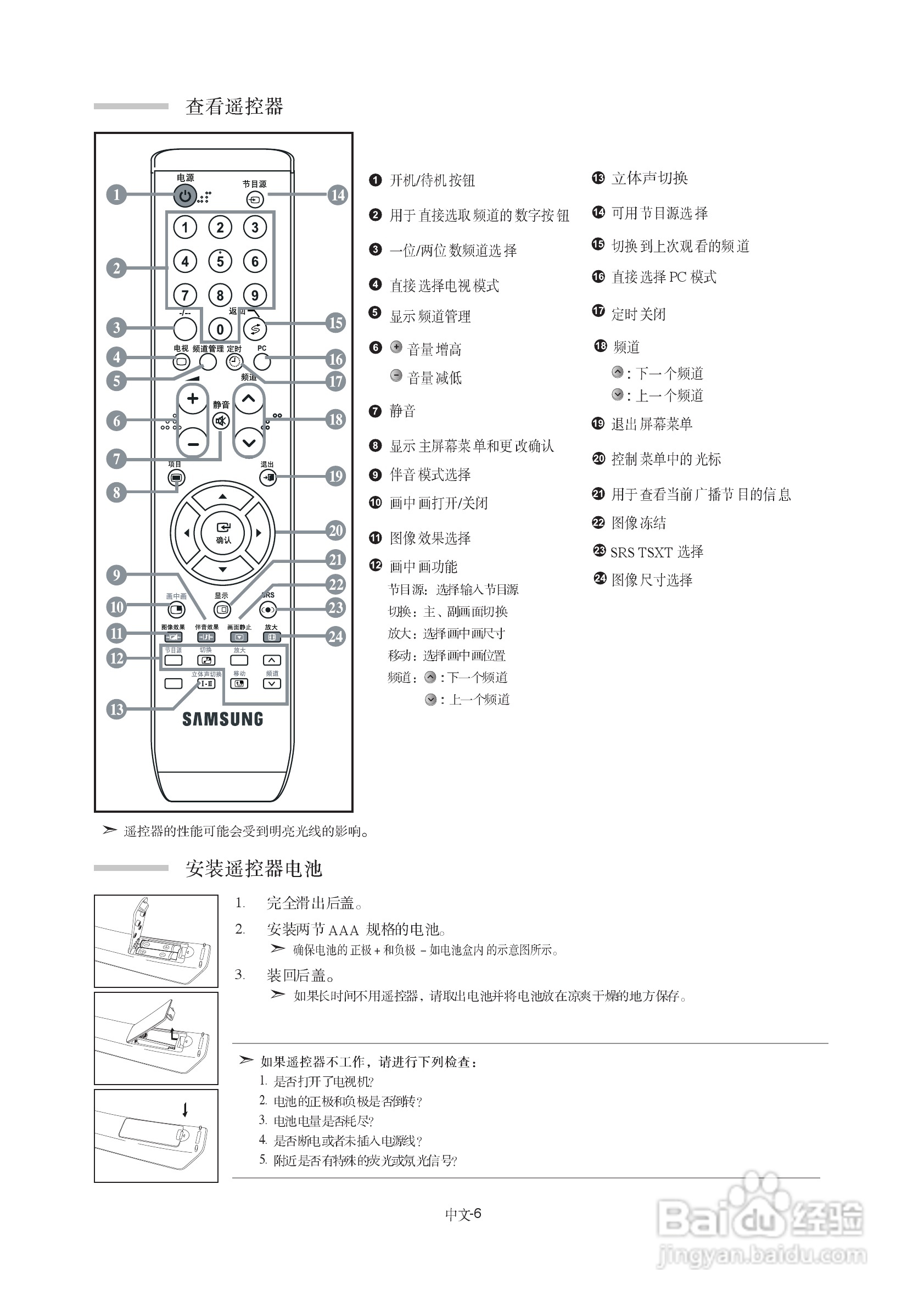 三星LA32R71B液晶彩电使用说明书:[1]