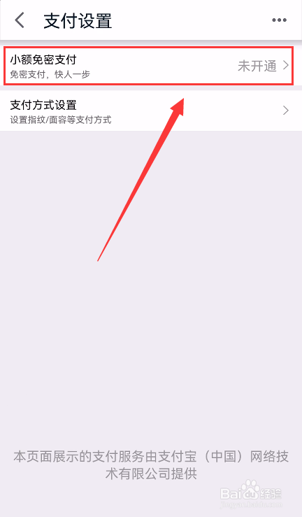 手机天猫怎么开通小额免密支付