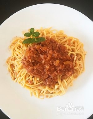 怎么自制意大利肉酱面