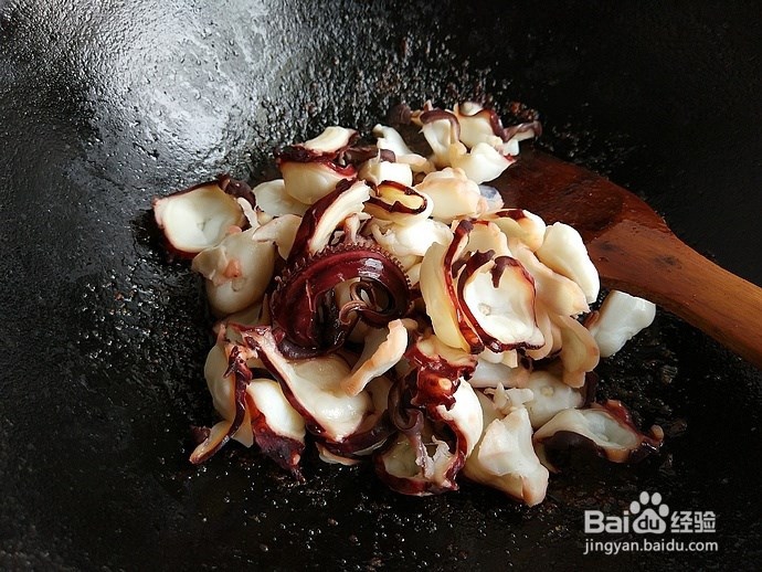 爽口鲜嫩酱爆章鱼足