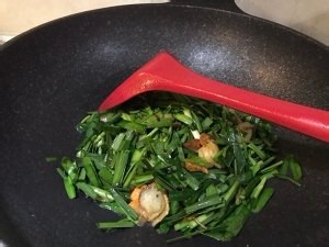 怎么做美味的韭菜炒扇贝