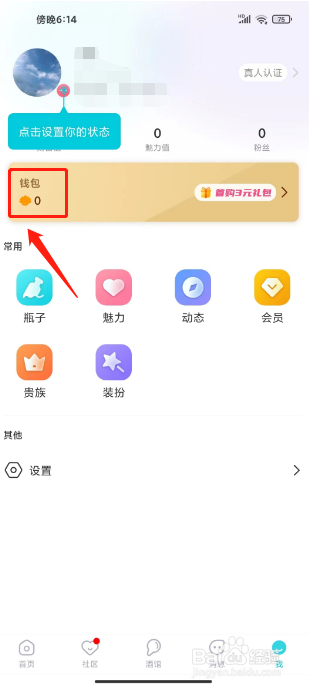 正宗漂流瓶怎么充值钱包余额