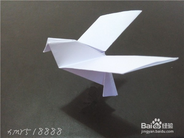 亲子手工折纸-和平鸽