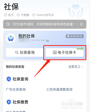 怎么在支付宝中查询社保缴费记录