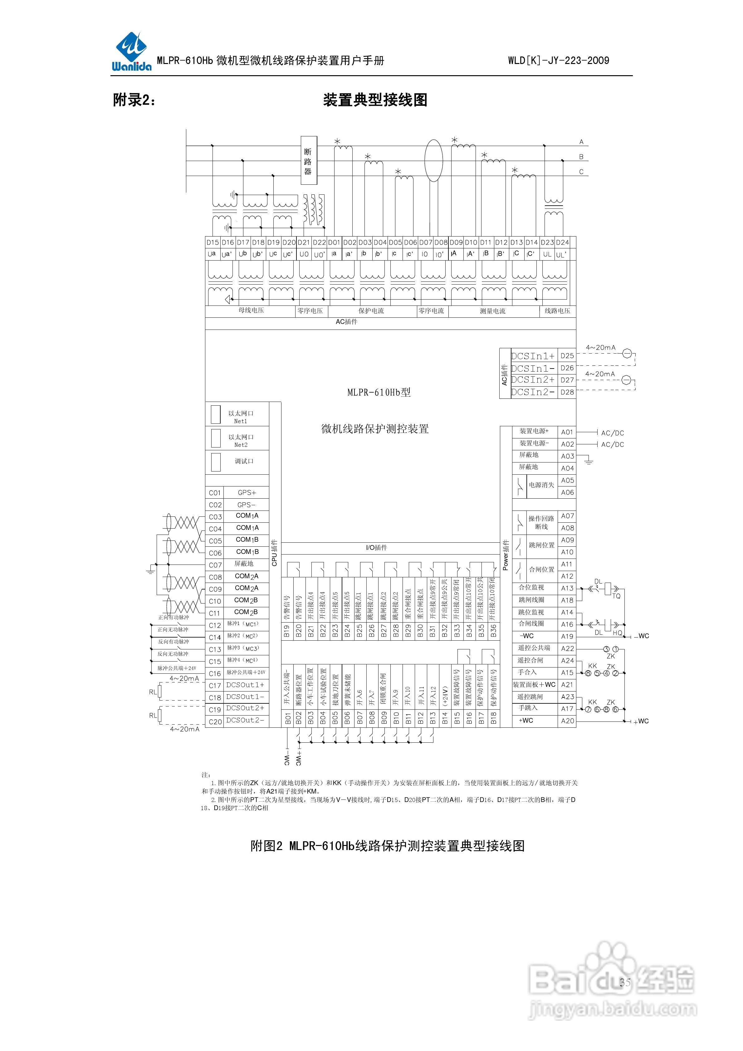 MLPR-610Hb微机型线路保护测控装置用户手册:[4]