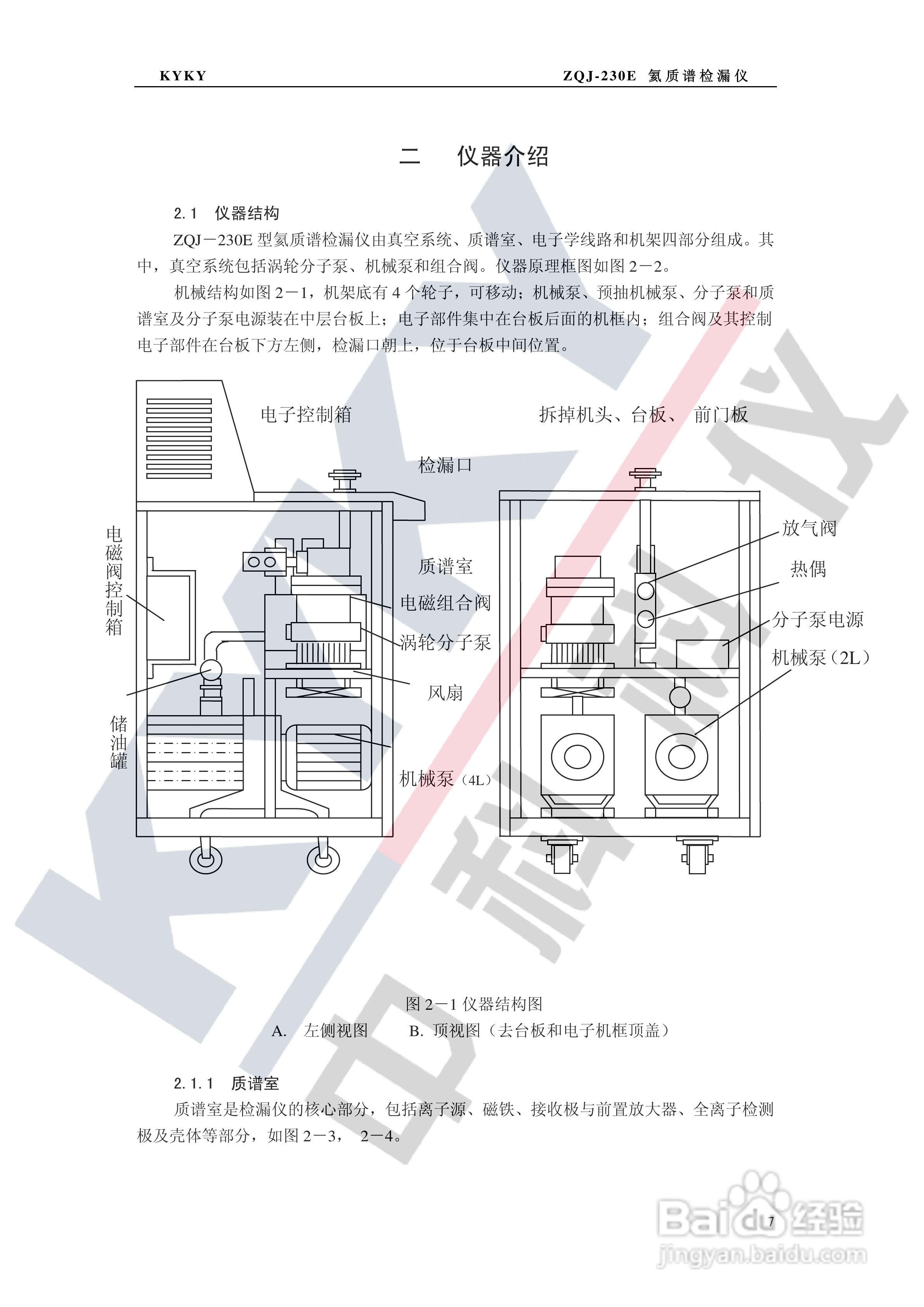 ZQJ-230E氦质谱检漏仪使用说明书:[2]