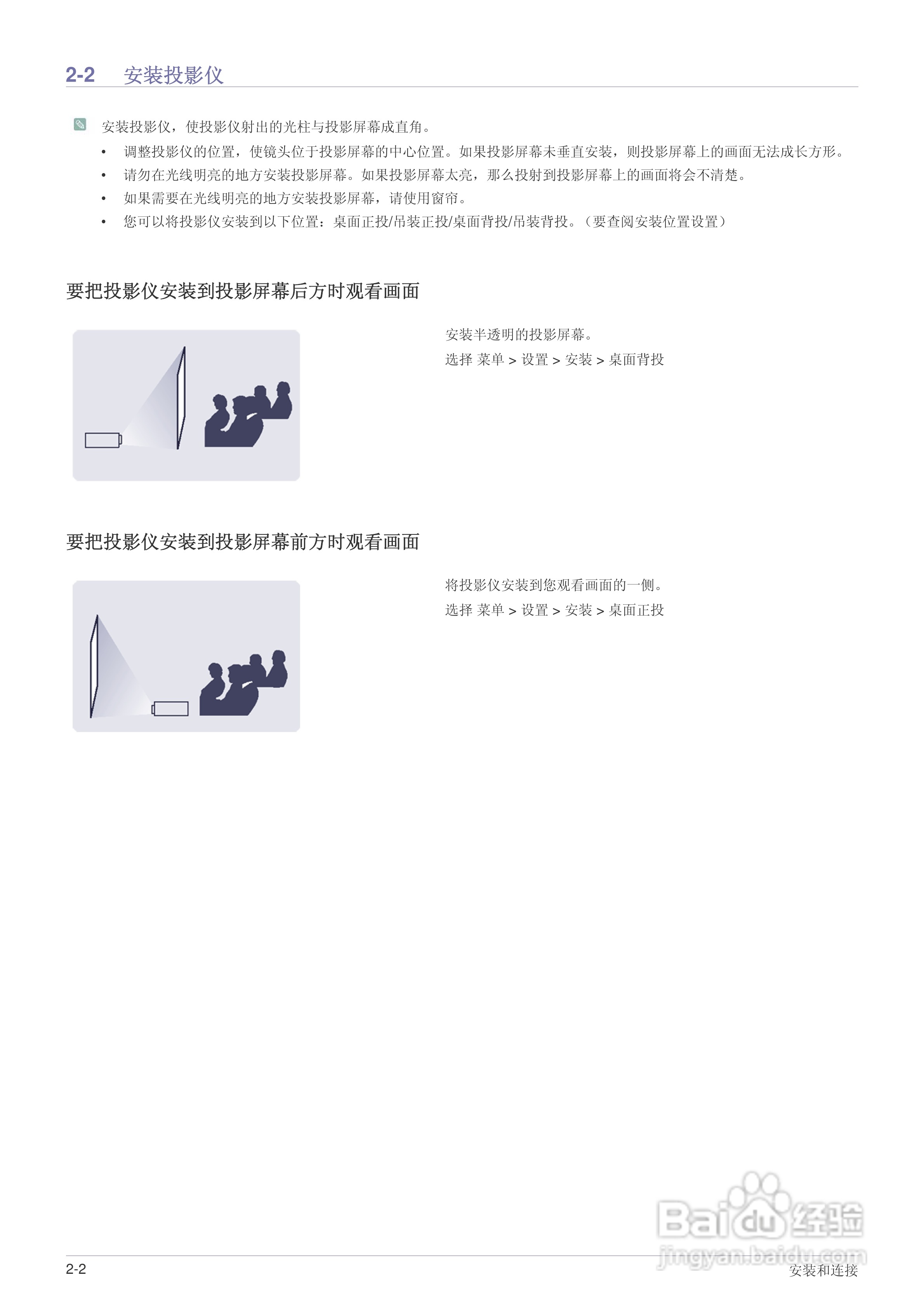 三星SP-P410M LED迷你投影仪用户说明书:[2]
