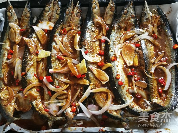 沙嗲酱烤秋刀鱼