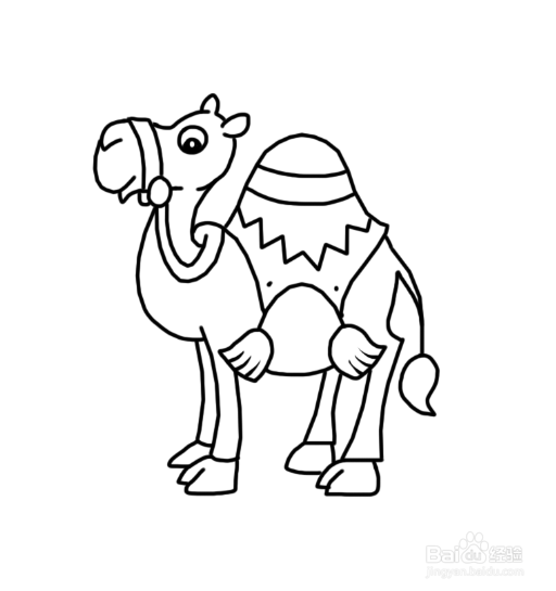 骆驼的画法简单图片