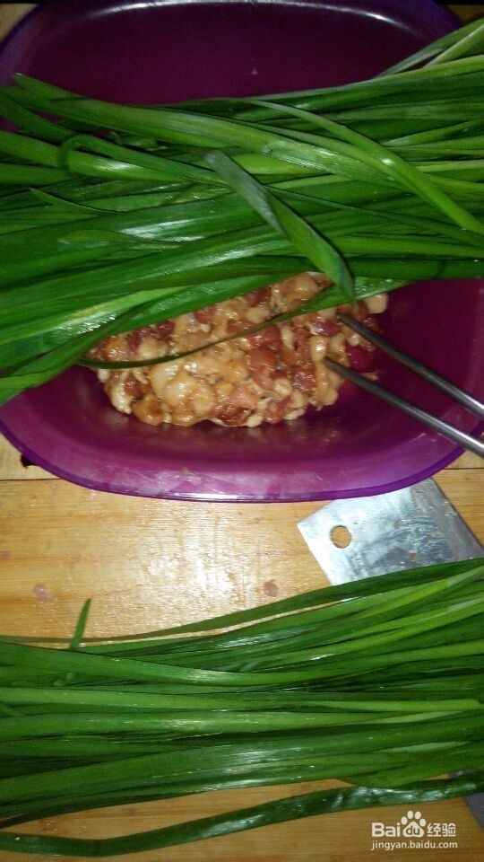 豆腐韭菜肉包子