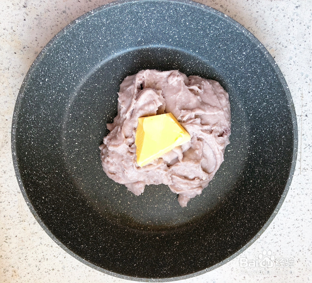 芋泥肉松软欧的做法