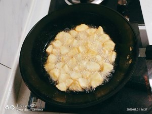 拔丝苹果的做法