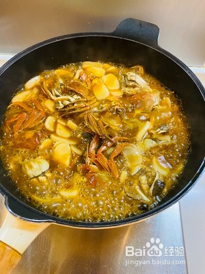 螃蟹炒年糕的做法
