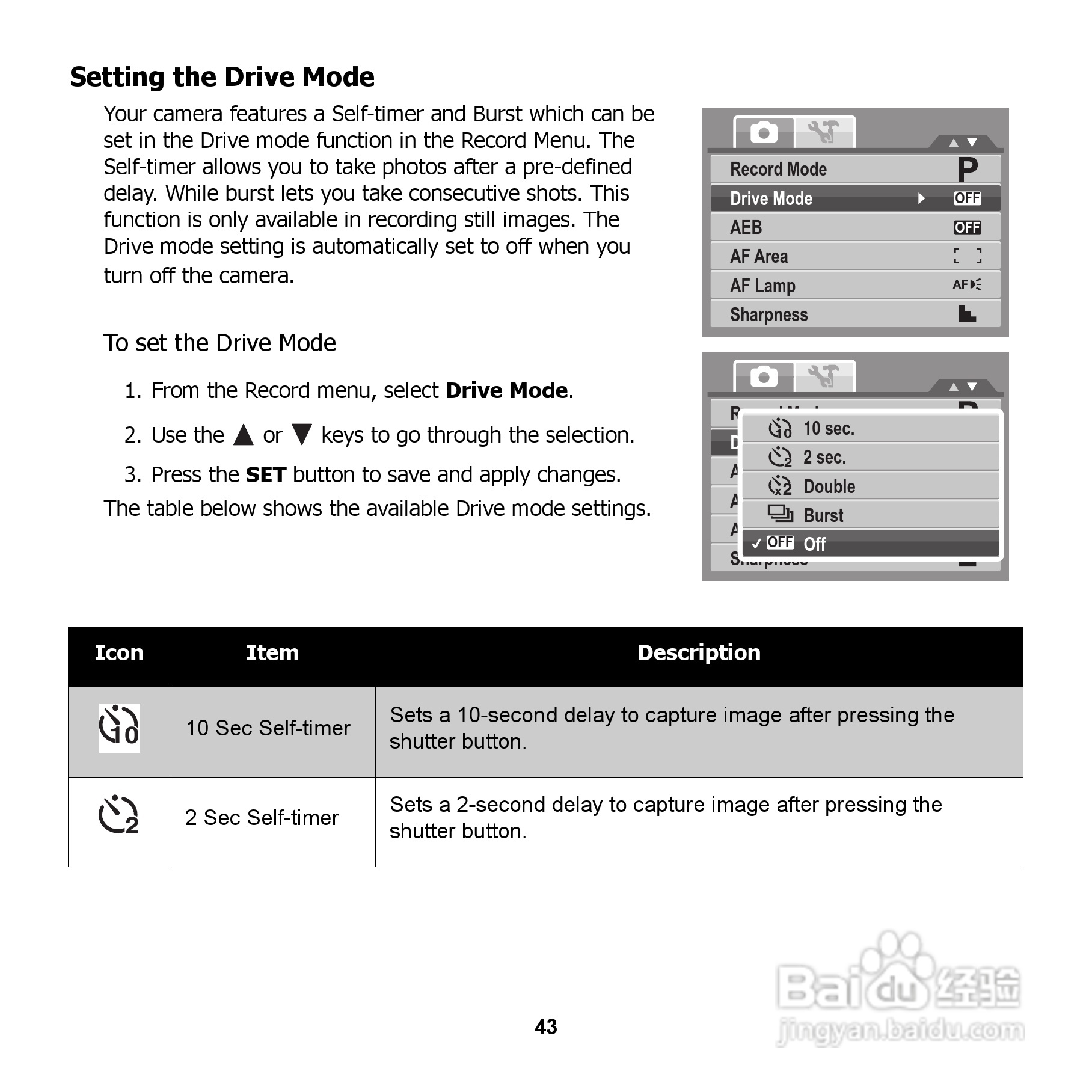 爱国者 DC V1220数码相机说明书:[5]