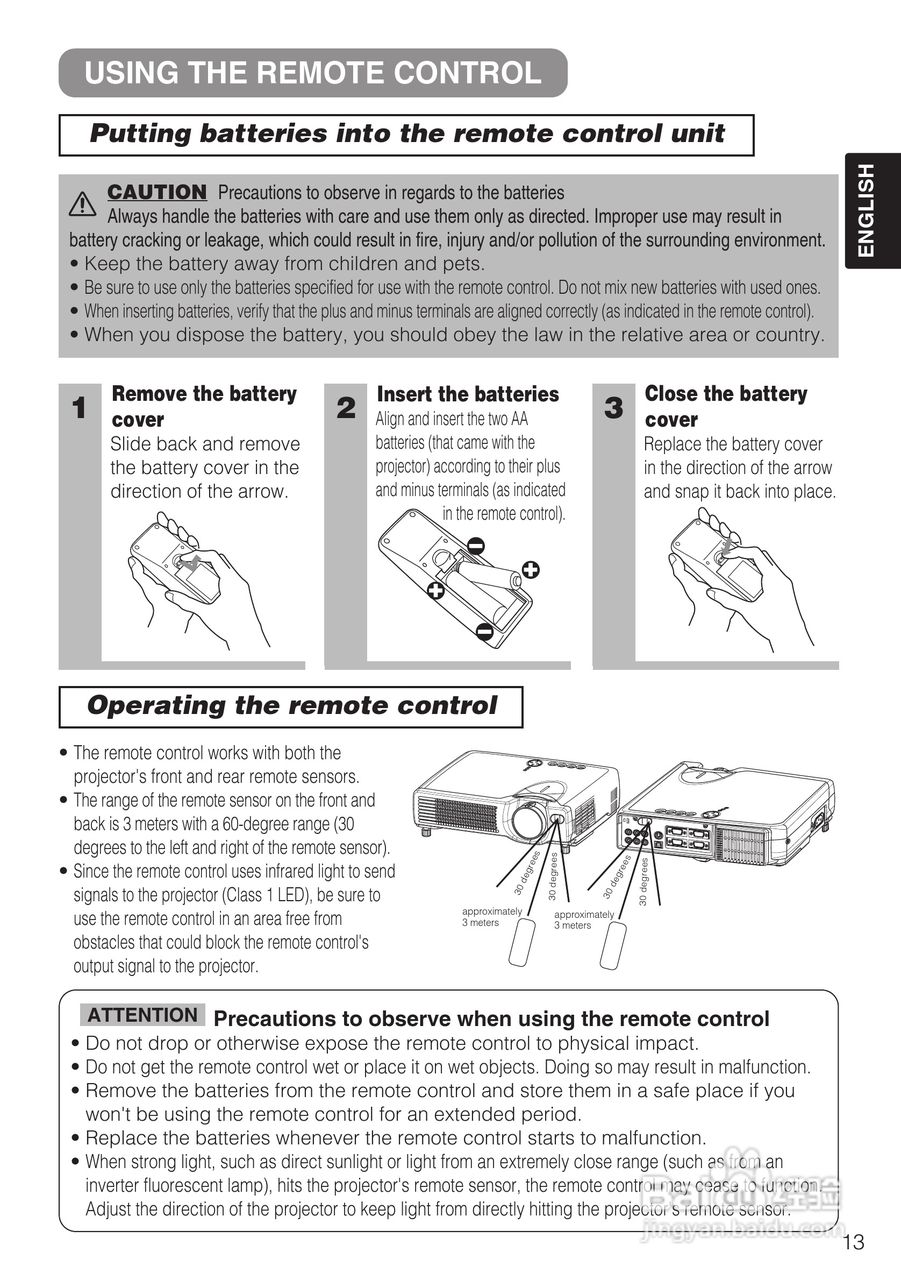 日立 ED-X3270A投影机说明书:[2]