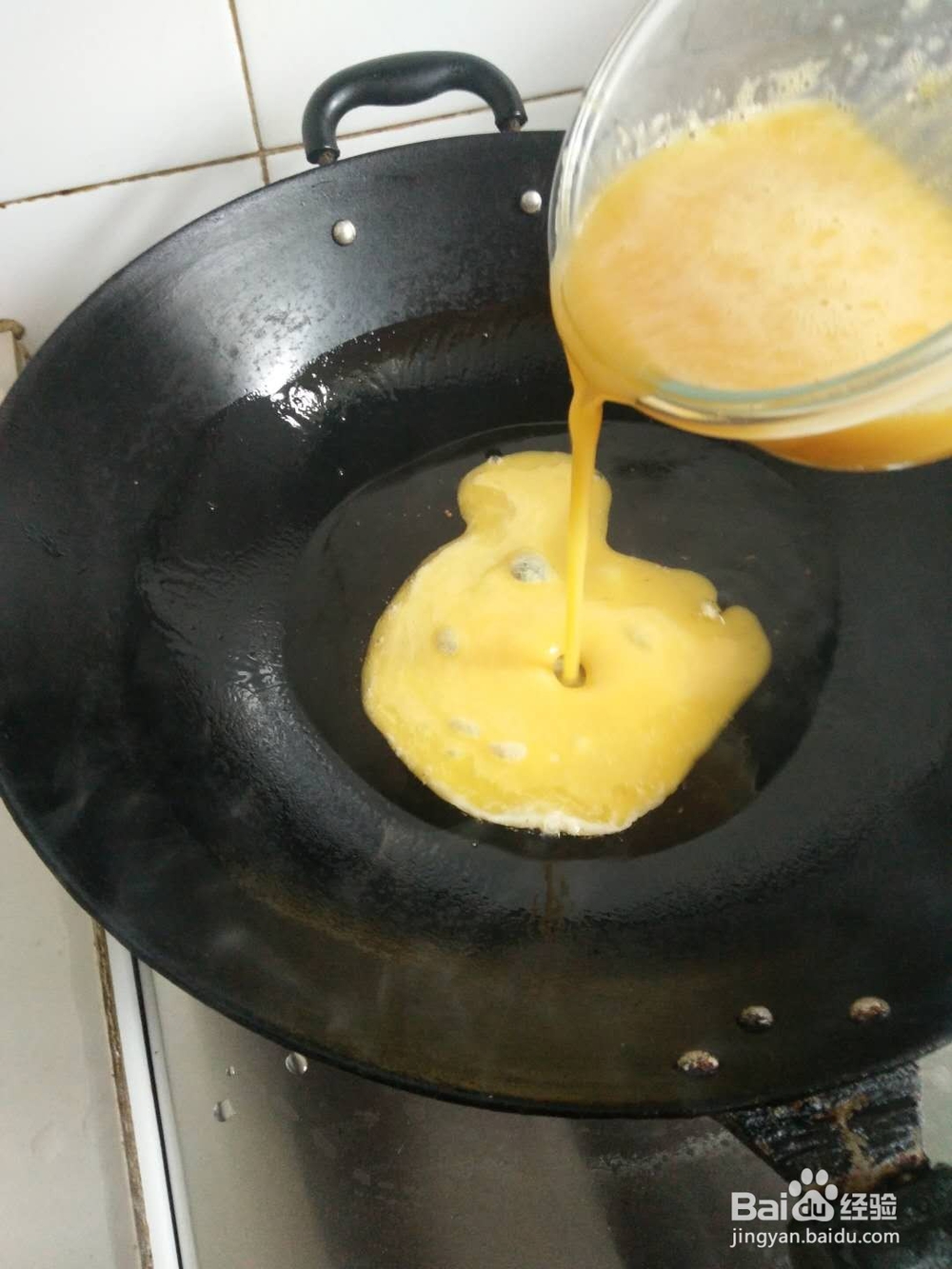 私房菜——蒜黄炒鸡蛋。