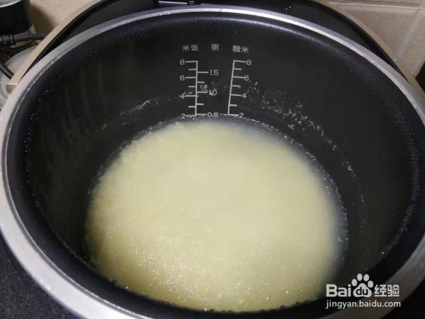 海苔二米鸡肝粥的制作方法