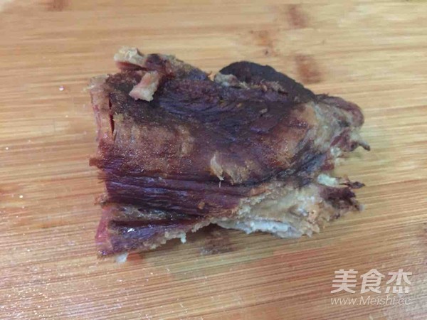 腊肉炖粉条的做法