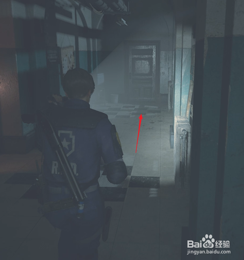 生化2重制版里昂里关攻略15:打开并进入逃生通道