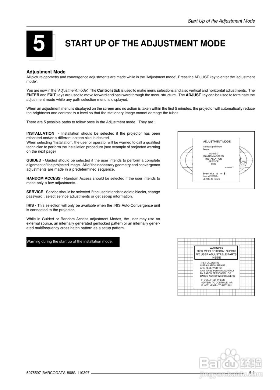 Barco巴可 DATA 808S投影机说明书:[3]