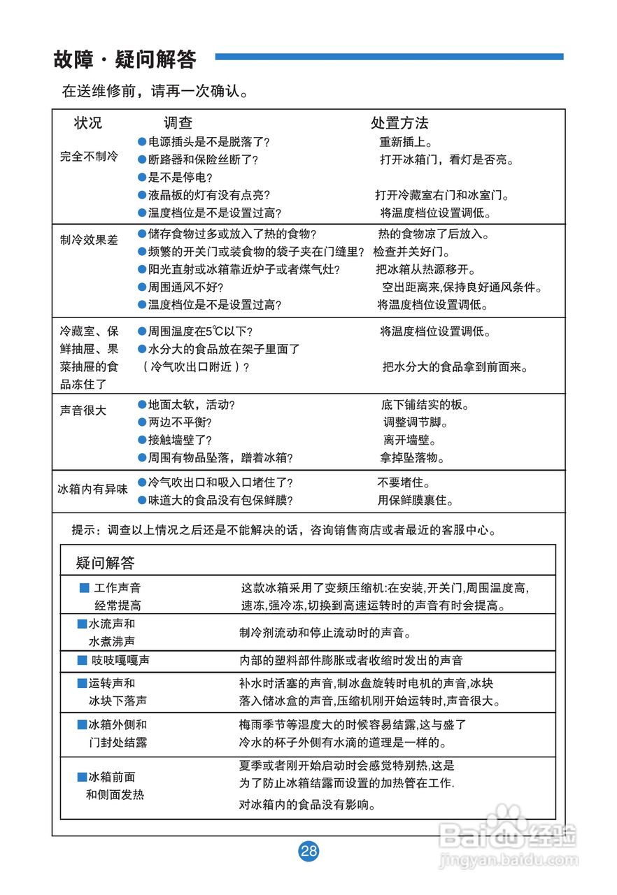 卡萨帝BCD-356WACB电冰箱使用说明书:[3]