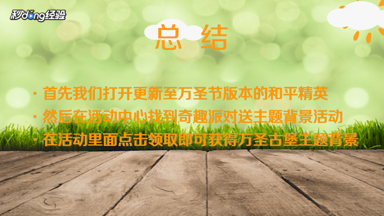 和平精英万圣古堡背景怎么获得