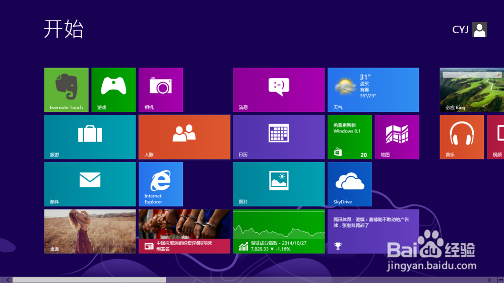 win8系统电脑如何关机