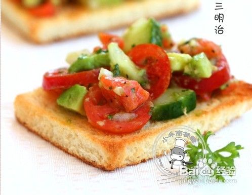 疯狂热爱的美式小点美式营养三明治