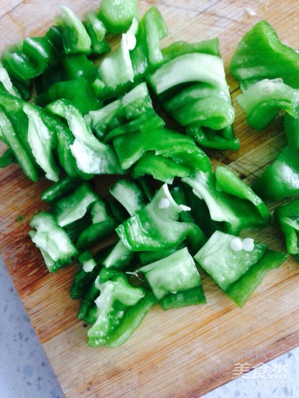番茄青椒火腿炒玉米